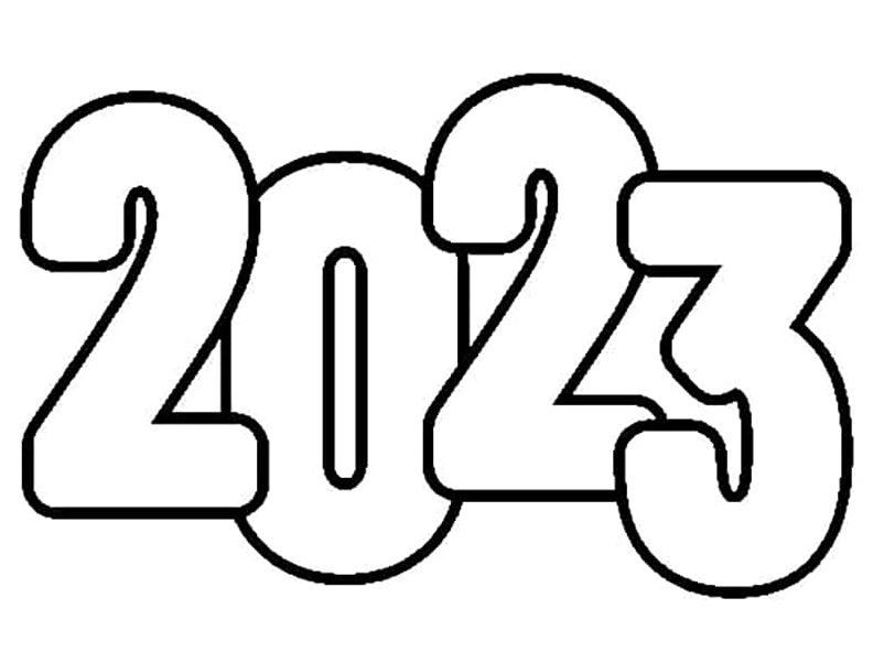Free Printable Coloring Page 2023 Coloring Page