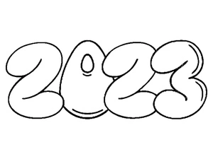 Printable 2023 Coloring Page Coloring Page