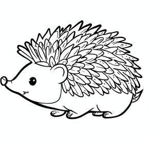 Adorable Infant Hedgehog