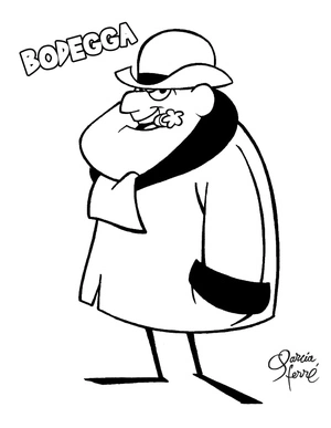 Bodega Coloring Page