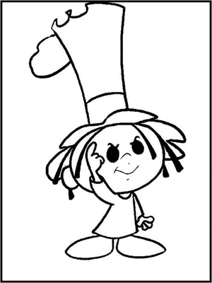 Hijitus enjoying freedom Coloring Page