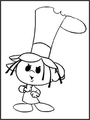 Printable Coloring Page of Hijitus Coloring Page