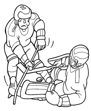 Two Hockey Players