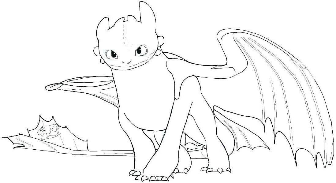Dragon Training Game Coloring Page