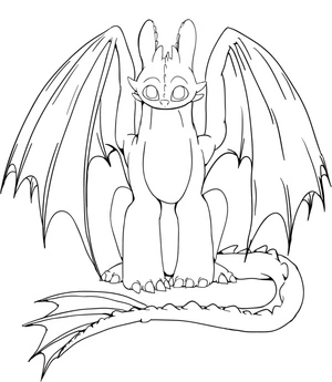 Printable How to Train Your Dragon Coloring Page Coloring Page