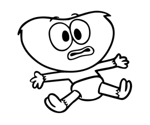 Adorable Baby Huggy Wuggy Coloring Page