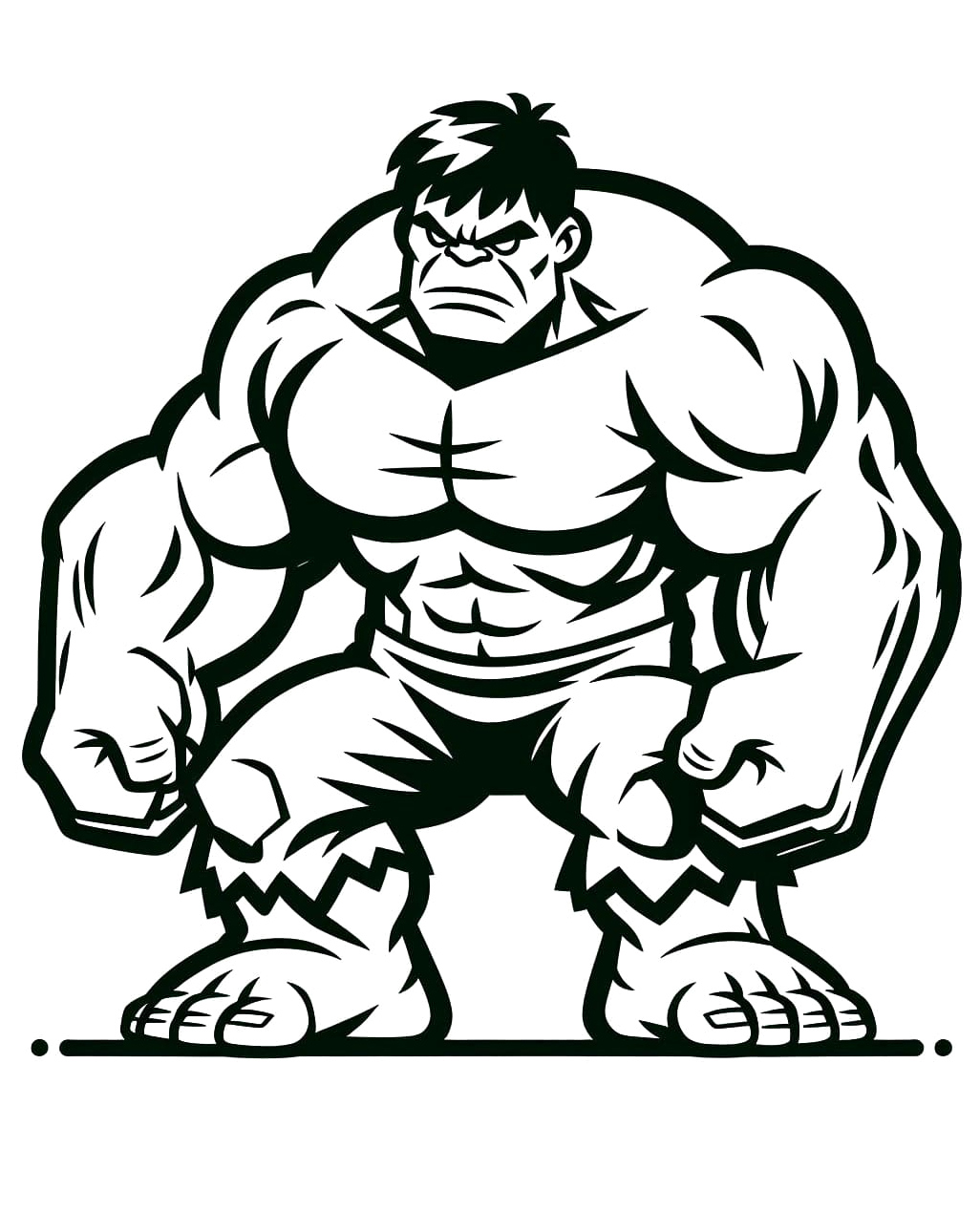 Hulking Giant Coloring Page