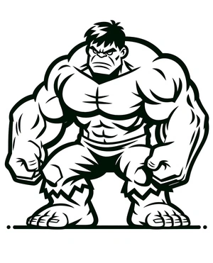Hulking Giant Coloring Page