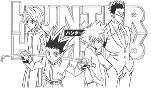 Characters from the anime Hunter x Hunter