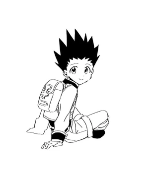 Gon in the Anime Hunter x Hunter Coloring Page