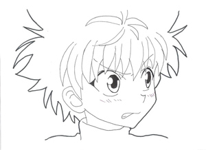 Killua Zoldyck Coloring Page