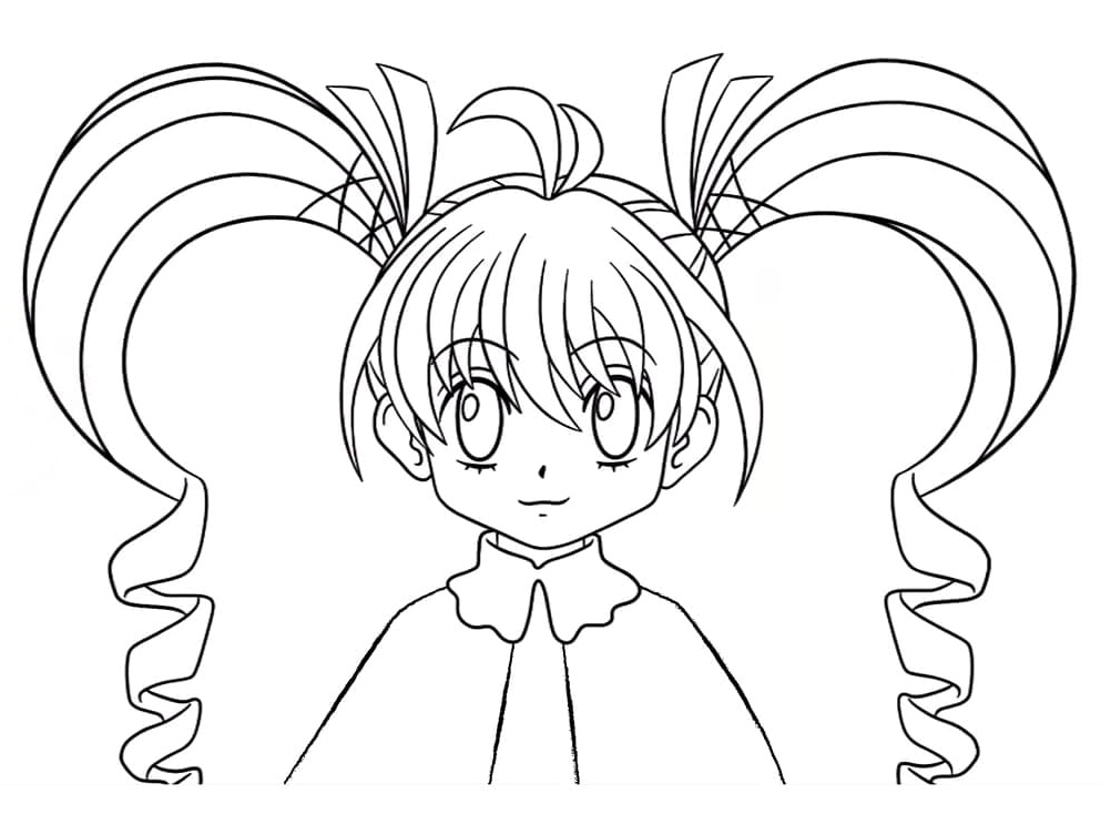 Krueger Biscuit from Hunter x Hunter Coloring Page
