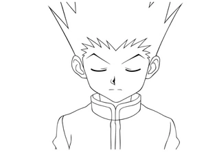 Printable Gon Freecss Coloring Page Coloring Page