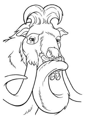 Manny in Tears Coloring Page