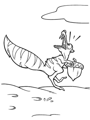Scrat with Acorn