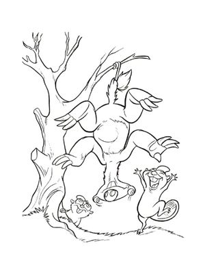 Silly Sid Coloring Page