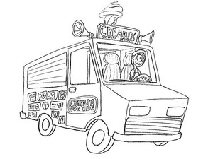 Ice Cream Truck Coloring Page Number 17 Coloring Page