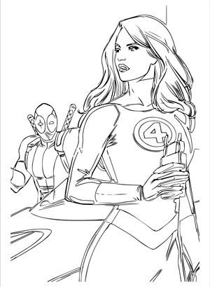 Invisible Deadpool Woman