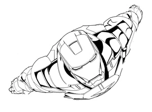 "2 Iron Man" Coloring Page