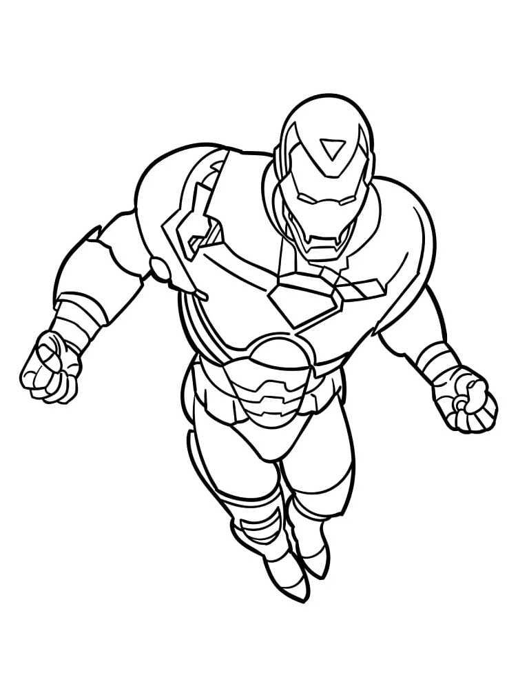 Iron Man 5 - Coloring Page Coloring Page