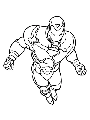 Iron Man 5 - Coloring Page Coloring Page