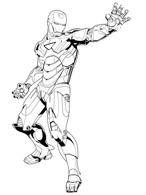 Iron Man Three Coloring Page