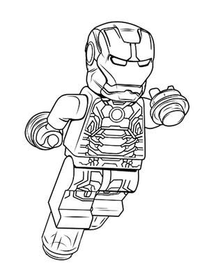 Lego Iron Man