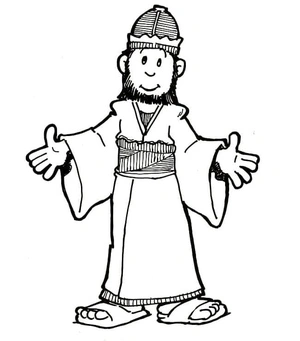 Ruler of Israel Coloring Page