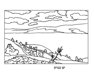 The Sea of Galilee in Israel