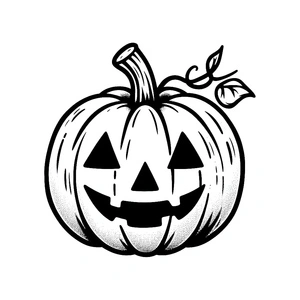 Free Printable Coloring Page of a Jack O'Lantern Coloring Page