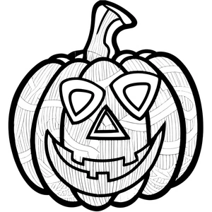 Jack-O-Lantern Coloring Page Coloring Page