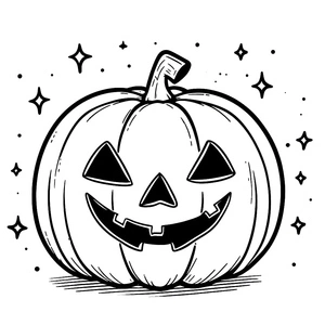 Printable Jack O'Lantern Coloring Page Coloring Page