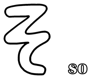 Coloring Page featuring Hiragana Characters Coloring Page