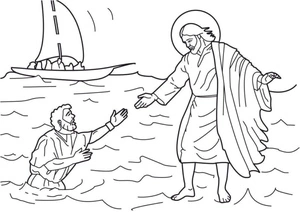 Free Spirit Jesus. Coloring Page