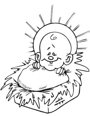 Infant Jesus in a Cradle