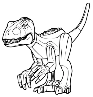 Indoraptor Lego Coloring Page
