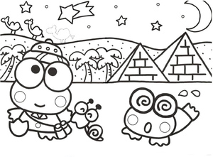 Keroppi's Egyptian Adventure