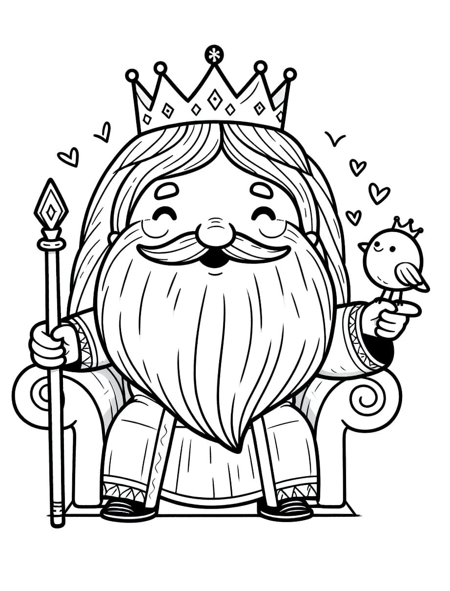 Regal Toddler Coloring Page