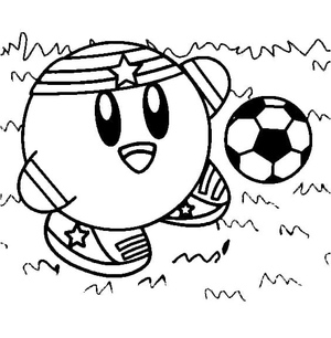Kirby Playing Soccer