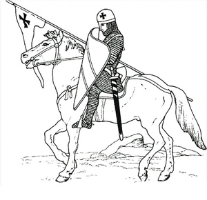 Knight Coloring Page