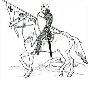 Knight Coloring Page Coloring Page