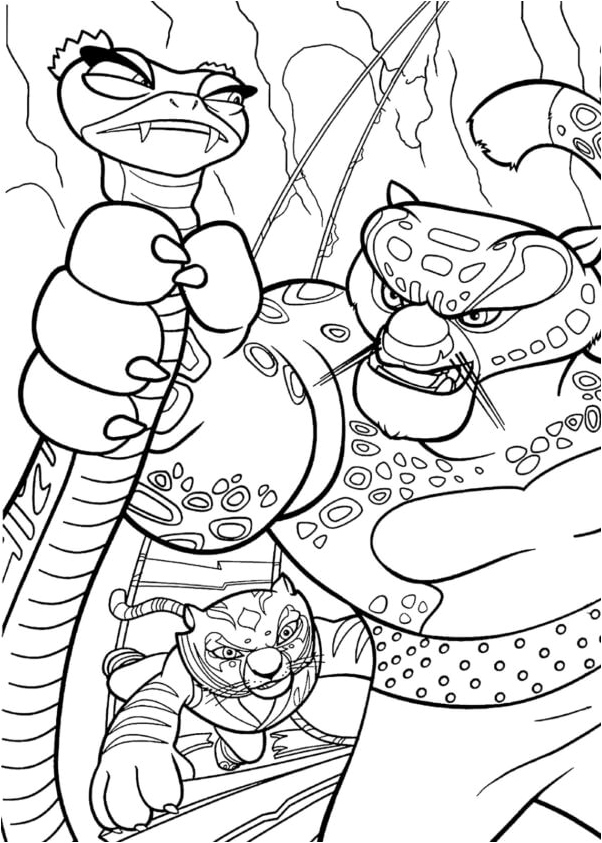 Rescuing Vipers Coloring Page