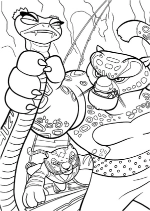Rescuing Vipers Coloring Page