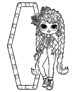 Active BB LOL Surprise OMG Coloring Page