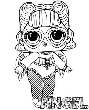 Angel the LOL Surprise Doll Coloring Page
