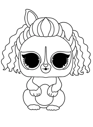 Bunny Surprise Instagram Coloring Page