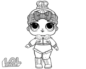 Cozy Baby Lol Surprise Doll Coloring Page