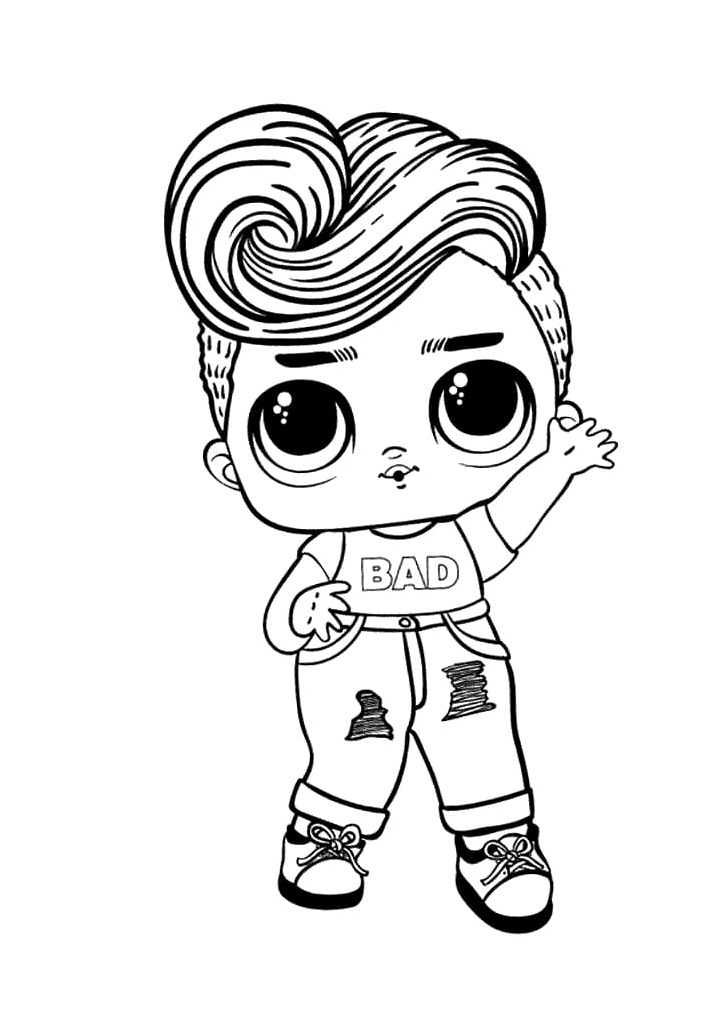 LOL Surprise Hairgoals Bhaddie Coloring Page