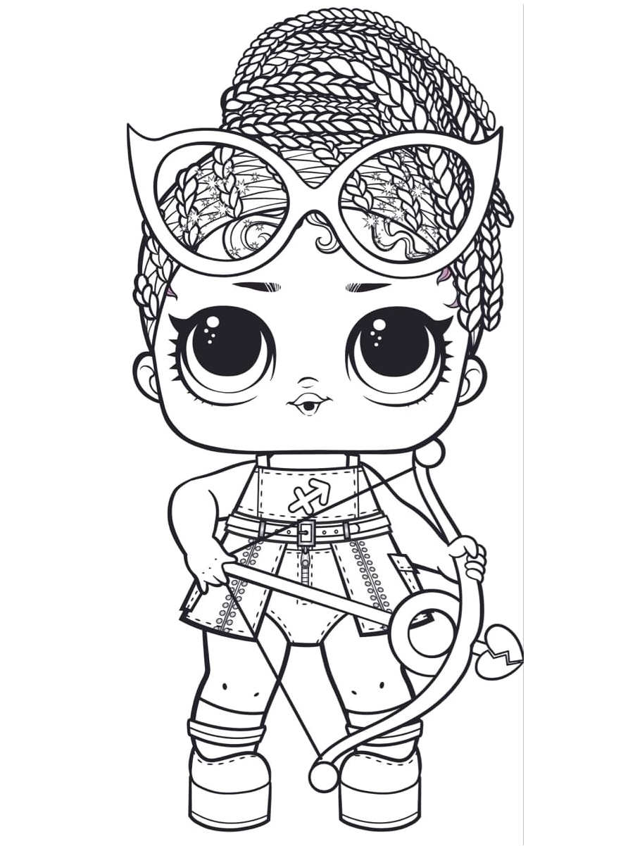 Star Gazer LOL Surprise Doll LOL Surprise Doll Star Gazer Coloring Page