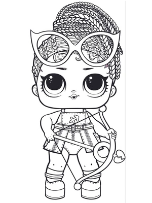 Star Gazer LOL Surprise Doll LOL Surprise Doll Star Gazer Coloring Page